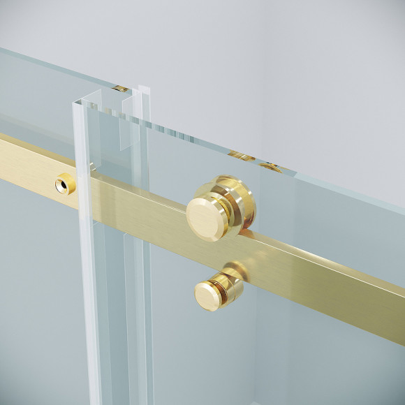 Душевая дверь Grossman Classic 100 100.K33.04.100.32.00 профиль Золото сатин стекло прозрачное Душевая дверь Grossman Classic 100 100.K33.04.100.32.00 профиль Золото сатин стекло прозрачное