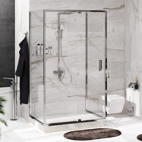 Душевой уголок WasserKRAFT Berkel 120х80 48P25 профиль Хром стекло прозрачное Душевой уголок WasserKRAFT Berkel 120х80 48P25 профиль Хром стекло прозрачное