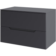 Тумба под раковину Orange Line 80 Li-80TugMDF подвесная Графит матовый