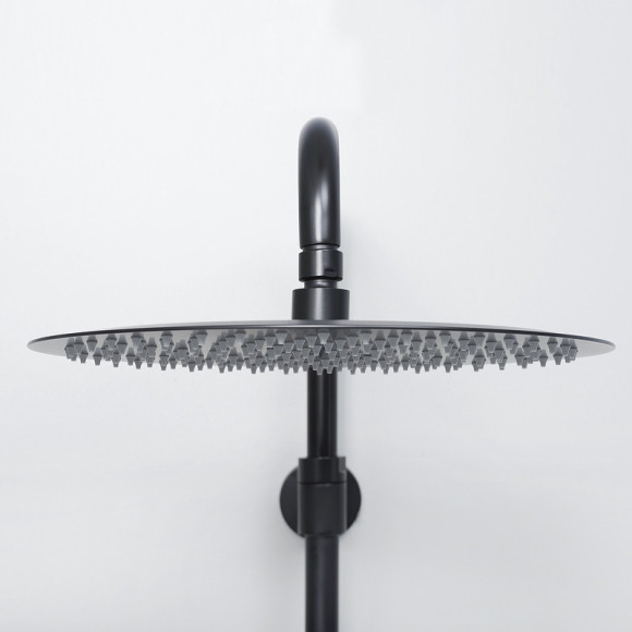 Душевая система WasserKRAFT A28801 с термостатом Черная матовая Душевая система WasserKRAFT A28801 с термостатом Черная матовая