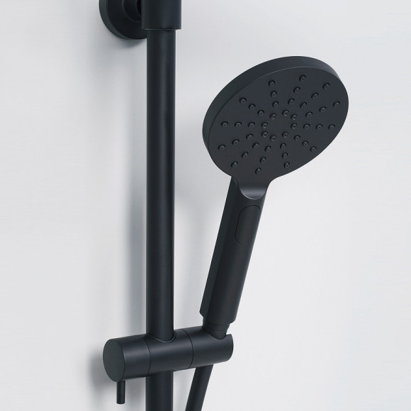 Душевая система WasserKRAFT A28801 с термостатом Черная матовая Душевая система WasserKRAFT A28801 с термостатом Черная матовая