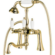 Смеситель на борт ванны Cezares First-PBV2-03/24-Bi Золото 24 карат