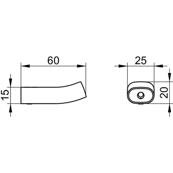 Крючок Keuco Edition 400 11514 050000 Никель шлифованный