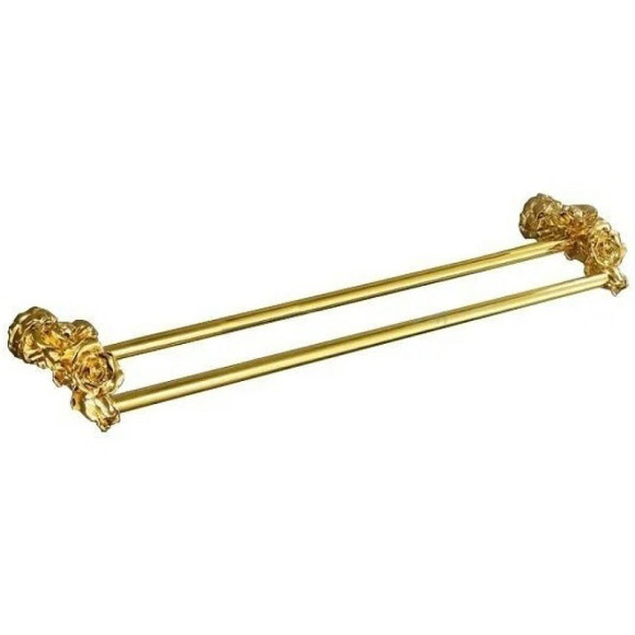 Полотенцедержатель Art&Max Rose AM-B-0918-Do двойной Золото