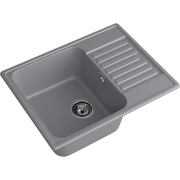 Кухонная мойка GranFest Quarz GF-Z13 Темно-серая Кухонная мойка GranFest Quarz GF-Z13 Темно-серая