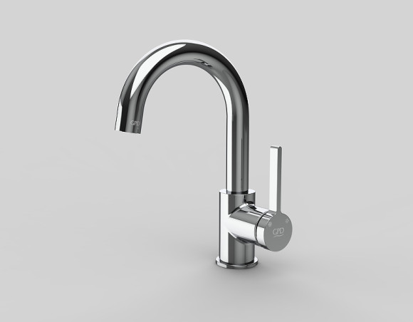 Смеситель для раковины GPD Gildo MTL165 Хром Смеситель для раковины GPD Gildo MTL165 Хром