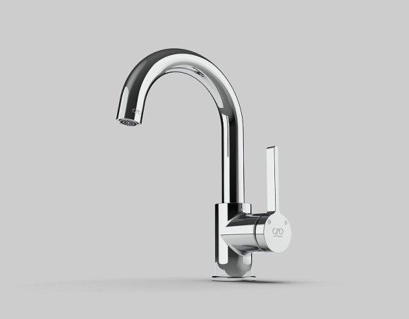 Смеситель для раковины GPD Gildo MTL165 Хром Смеситель для раковины GPD Gildo MTL165 Хром