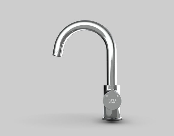 Смеситель для раковины GPD Gildo MTL165 Хром Смеситель для раковины GPD Gildo MTL165 Хром