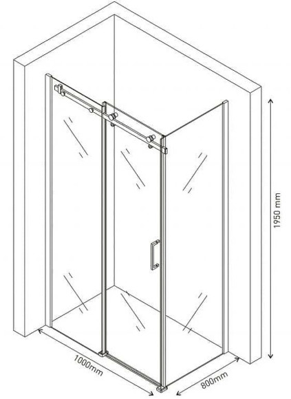 Душевой уголок Berges Gelios 100х80 061003 профиль Хром стекло прозрачное Душевой уголок Berges Gelios 100х80 061003 профиль Хром стекло прозрачное