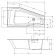 Акриловая ванна Riho Rething Space Fall 170х90 L B114006005 без гидромассажа Акриловая ванна Riho Rething Space Fall 170х90 L B114006005 без гидромассажа