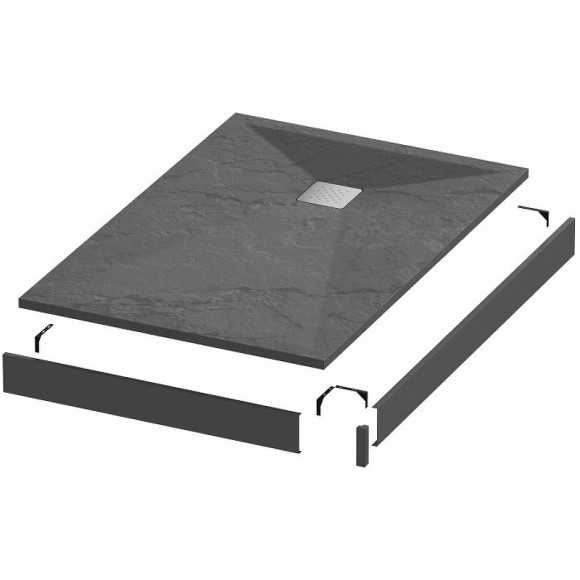 Душевой поддон из искусственного камня Grossman Strong 90x120 GR-S290120Q Графит Душевой поддон из искусственного камня Grossman Strong 90x120 GR-S290120Q Графит