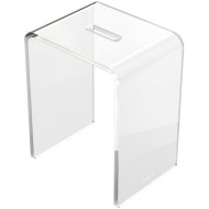 Стульчик для ванной Excellent Zen DOEX.1103.350.TR прозрачный Стульчик для ванной Excellent Zen DOEX.1103.350.TR прозрачный