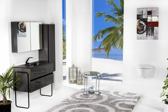 Зеркальный шкаф Boheme Armadi Art Vallessi 80 547-A glossy с подсветкой Антрацит глянец Зеркальный шкаф Boheme Armadi Art Vallessi 80 547-A glossy с подсветкой Антрацит глянец