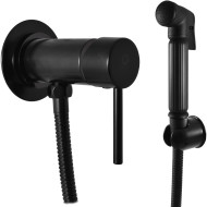 Гигиенический душ со смесителем Rav Slezak Seina SE947/1CMAT Черный матовый Гигиенический душ со смесителем Rav Slezak Seina SE947/1CMAT Черный матовый