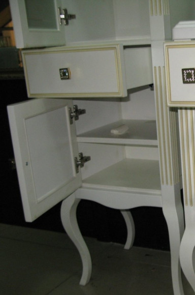 Шкаф пенал Opadiris Лаура 44 L Z0000006525 Белый с золотой патиной ручки Swarovski Золото Шкаф пенал Opadiris Лаура 44 L Z0000006525 Белый с золотой патиной ручки Swarovski Золото