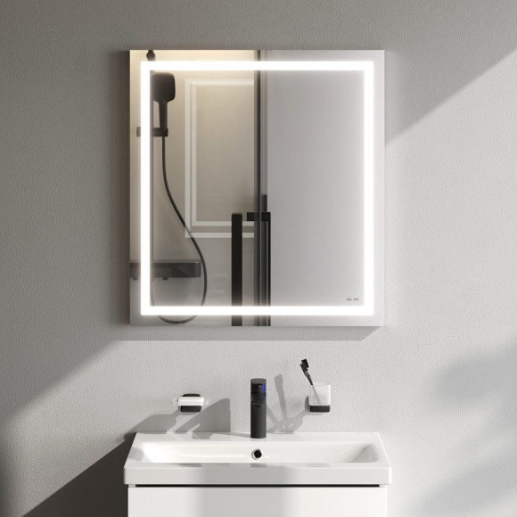 Зеркало AM.PM Gem 65 M91AMOX0651WG с подсветкой с механическим выключателем