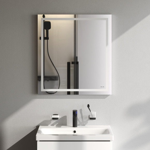 Зеркало AM.PM Gem 65 M91AMOX0651WG с подсветкой с механическим выключателем