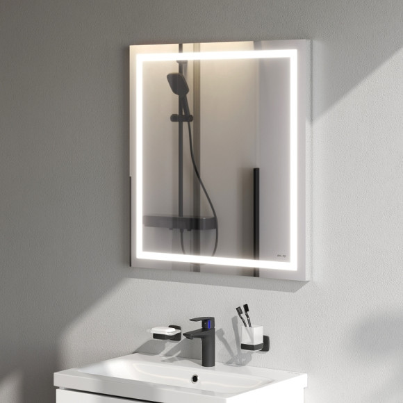 Зеркало AM.PM Gem 65 M91AMOX0651WG с подсветкой с механическим выключателем