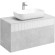 Тумба под раковину Aquaton Марбл 100 1A276301MH4C0 подвесная Слэйт Белый матовый