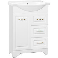 Тумба под раковину Style Line Олеандр 2 Люкс 65 ЛС-00000047 Белая
