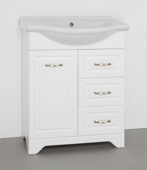 Тумба под раковину Style Line Олеандр 2 Люкс 65 ЛС-00000047 Белая Тумба под раковину Style Line Олеандр 2 Люкс 65 ЛС-00000047 Белая