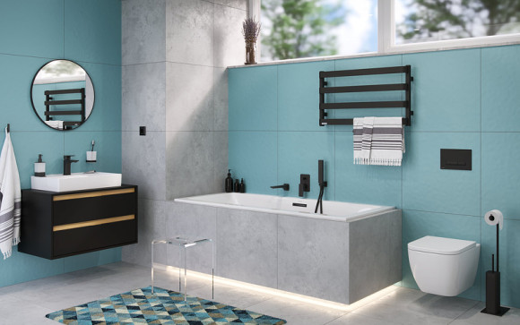 Напольная стойка Excellent Riko DOEX.1650BL Черный