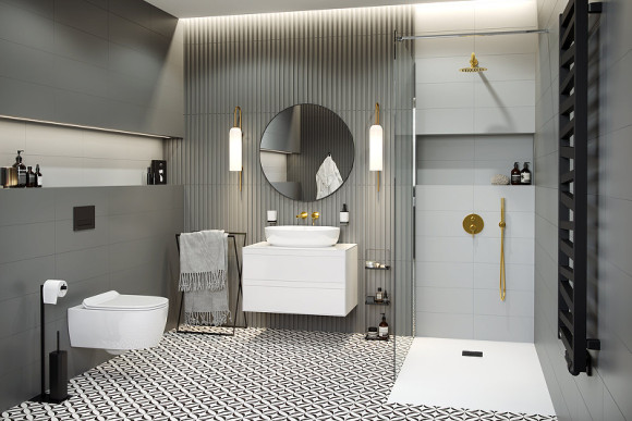 Напольная стойка Excellent Riko DOEX.1650BL Черный