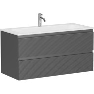 Тумба под раковину Sancos Folk 100 FL100GS подвесная Grey soft