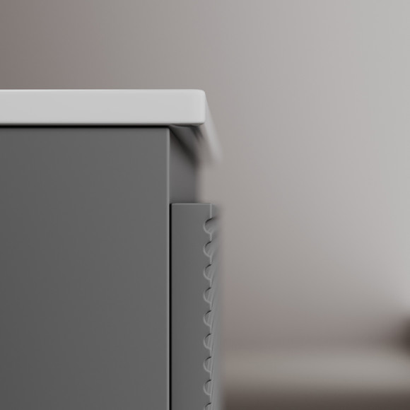 Тумба под раковину Sancos Folk 100 FL100GS подвесная Grey soft