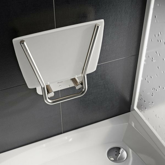 Сиденье для душа Ravak Ovo B II Opal B8F0000052 Прозрачно-белое Нержавеющая сталь Сиденье для душа Ravak Ovo B II Opal B8F0000052 Прозрачно-белое Нержавеющая сталь