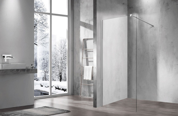 Душевая перегородка Vincea Walk-In 90 VSW-1H900CL профиль Хром стекло прозрачное