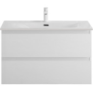 Тумба под раковину Cezares Molveno 90 MOLVENO-90-2C-SO-BG подвесная Bianco Ghiaccio