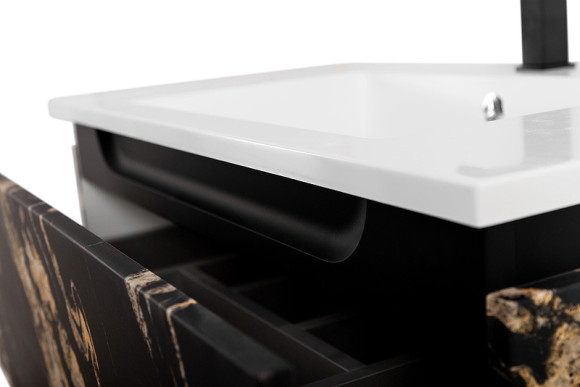 Тумба под раковину Cezares Slider 100 SLIDER-1000-1C-SO-NF-P подвесная Черный фьюжн