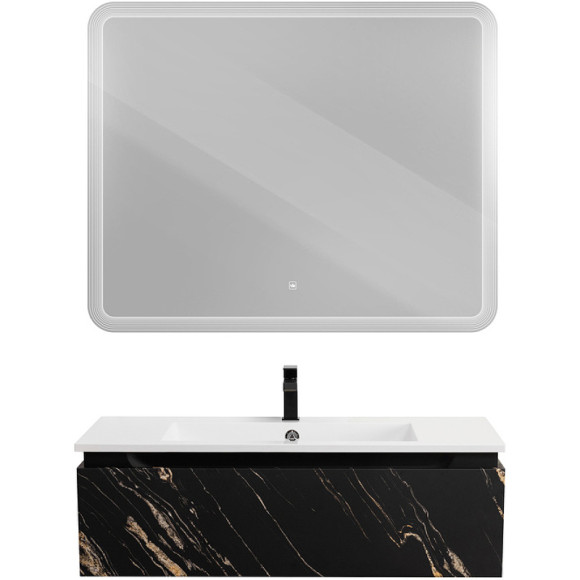 Тумба под раковину Cezares Slider 100 SLIDER-1000-1C-SO-NF-P подвесная Черный фьюжн