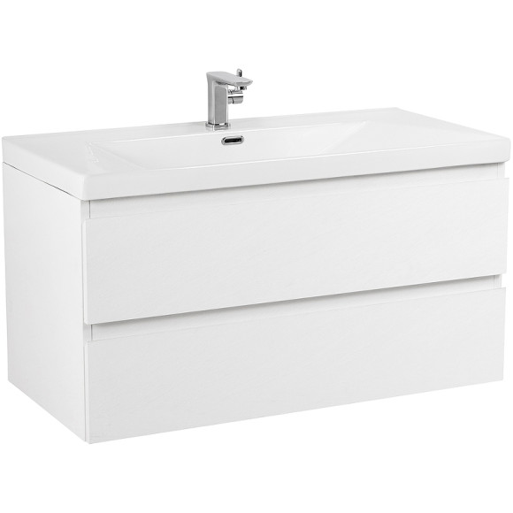 Тумба под раковину Cezares Molveno 80 MOLVENO-80-2C-SO-BG подвесная Bianco Ghiaccio