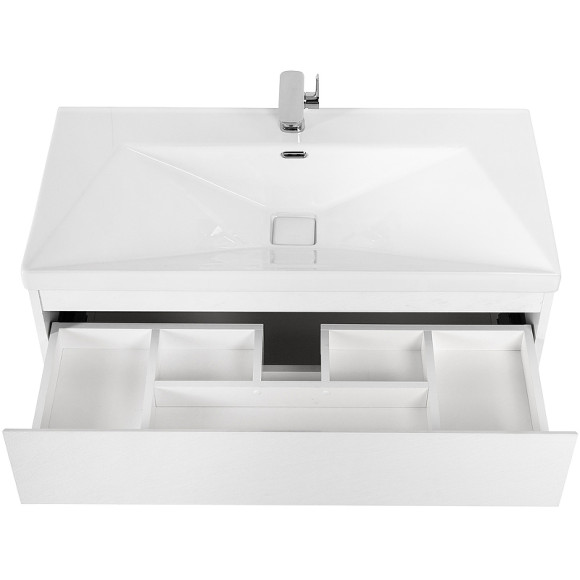 Тумба под раковину Cezares Molveno 80 MOLVENO-80-2C-SO-BG подвесная Bianco Ghiaccio
