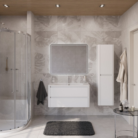 Тумба под раковину Cezares Relax 100 RELAX-1000-2C-SO-BL подвесная Bianco Lucido Тумба под раковину Cezares Relax 100 RELAX-1000-2C-SO-BL подвесная Bianco Lucido