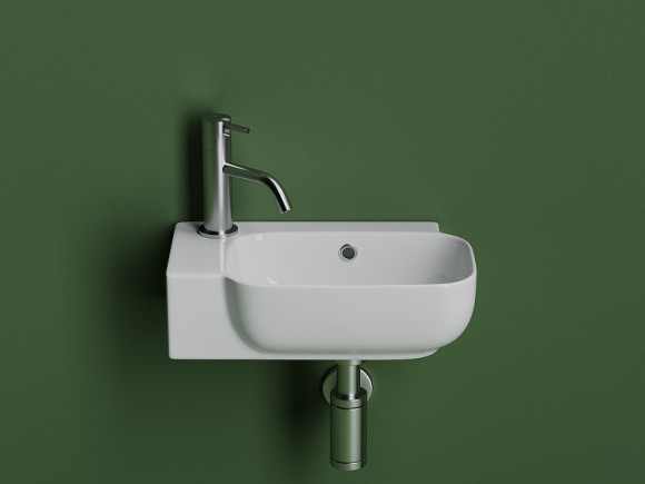 Раковина Ceramicanova Element 40 R CN6074R Белая Раковина Ceramicanova Element 40 R CN6074R Белая