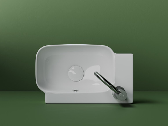 Раковина Ceramicanova Element 40 R CN6074R Белая Раковина Ceramicanova Element 40 R CN6074R Белая