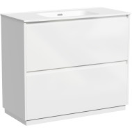 Тумба под раковину Sancos Libra Floor 100 LB100FW Белый глянец