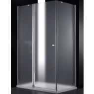 Душевой уголок Cezares Elena 100x90 L ELENA-W-AH-1-100/90-P-Cr-L профиль Хром стекло текстурное