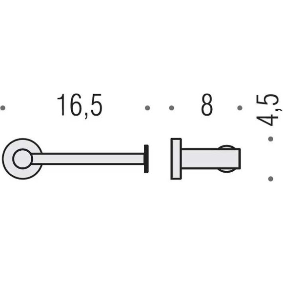 Держатель туалетной бумаги Colombo Design Plus W4908.HPS1 Нержавеющая сталь Держатель туалетной бумаги Colombo Design Plus W4908.HPS1 Нержавеющая сталь