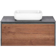 Тумба под раковину Vincea Mesa 100 VMC-2MS100TB подвесная T.Oak Beton Тумба под раковину Vincea Mesa 100 VMC-2MS100TB подвесная T.Oak Beton
