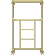 Водяной полотенцесушитель Сунержа Ренессанс 1452 860х500 020-0282-8650 с полкой Шампань