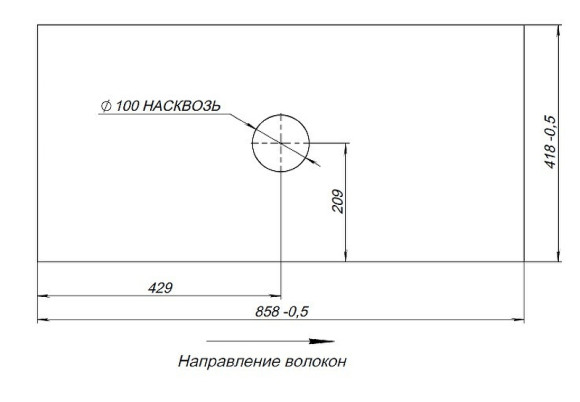 Столешница под раковину Allen Brau Liberty 90 1.33008.GR-S Графит структ