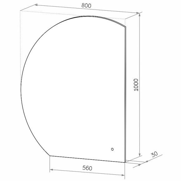 Зеркало Континент Erist 800х1000 ЗЛП3565 с подсветкой с сенсорным выключателем Зеркало Континент Erist 800х1000 ЗЛП3565 с подсветкой с сенсорным выключателем