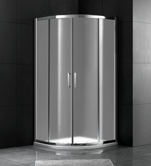 Душевой уголок Gemy Victoria 80х80 S30062M профиль Хром стекло матовое Душевой уголок Gemy Victoria 80х80 S30062M профиль Хром стекло матовое