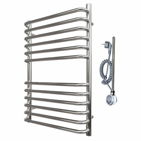 Электрический полотенцесушитель Point Нептун Премиум PN09158SE П12 500x800 левый/правый Хром