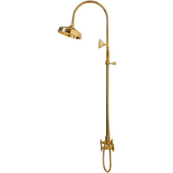 Душевая система Cezares Lord LORD-CD-30-03/24-M Золото 24 карат
