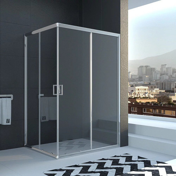 Душевой уголок Veconi Rovigo RV-10 120x80 RV10-12080-01-C5 профиль Хром стекло прозрачное Душевой уголок Veconi Rovigo RV-10 120x80 RV10-12080-01-C5 профиль Хром стекло прозрачное